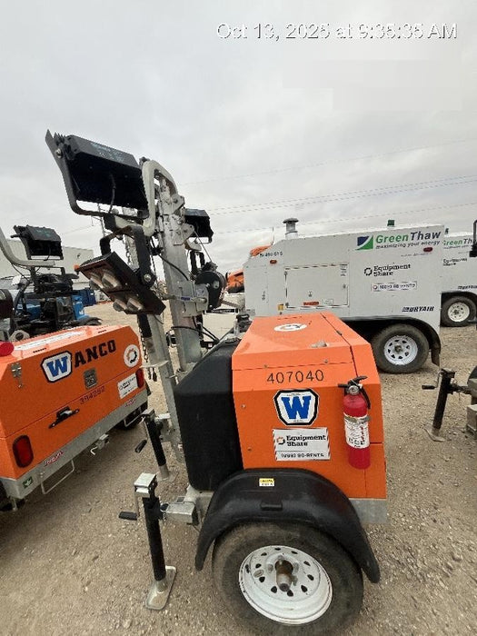 2024 Wanco WLTT-4MM4K Diesel, Deep Sea Controller, Shore Power Plug, Auto Start, (4) 350W LED Floodlights, 4kW Generator, 60 Gal Fuel Tank, 2" Ball, T3