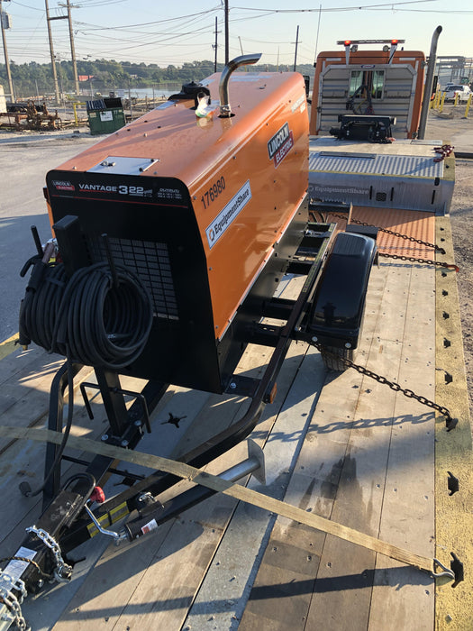 2021 Lincoln Electric Vantage 322 Vantage 322 Ready Pak 3 w/ Decals, ORANGE (includes trailer, cable rack, fender light kit) NO Telematics