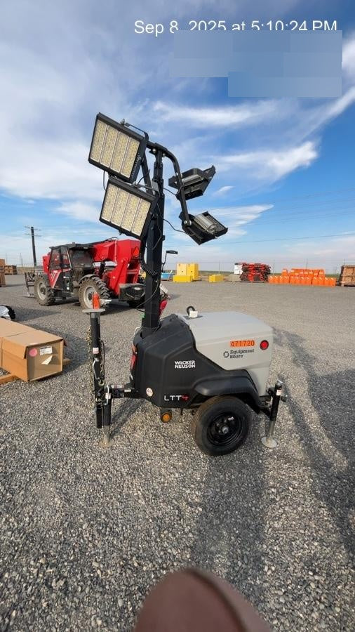 2024 Wacker Neuson LTT4 Diesel, Kohler KDW702, Deep Sea Controller, Auto Start, LED 320W, Bypass Outlet, T3