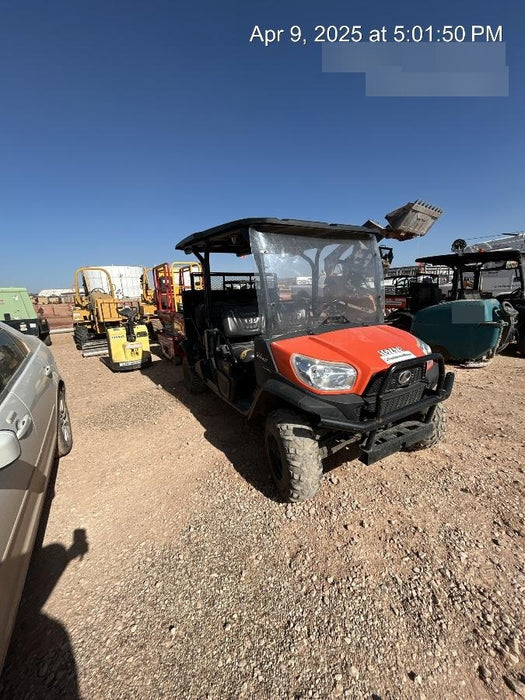 2021 Kubota RTV-X1140W-H Plastic Canopy, Windshield Acrylic Clear, LED Strobe Light, Wire Harness Kit, Back up Alarm