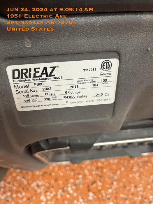 2020 DRI-EAZ LGR6000Li