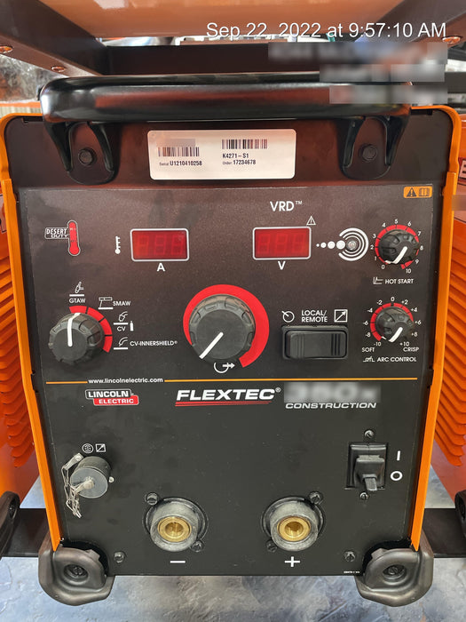 2021 LINCOLN ELECTRIC FLEXTEC 350X