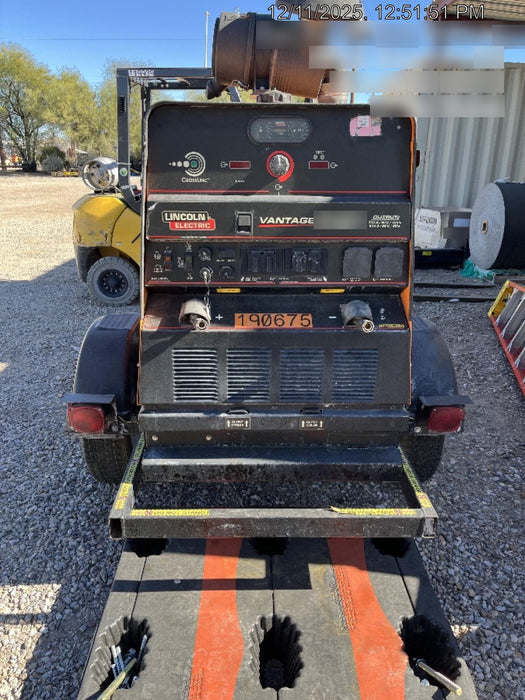 2021 Lincoln Electric Vantage 549X Ready Pak 3, ORANGE (includes trailer, cable rack, fender light kit)