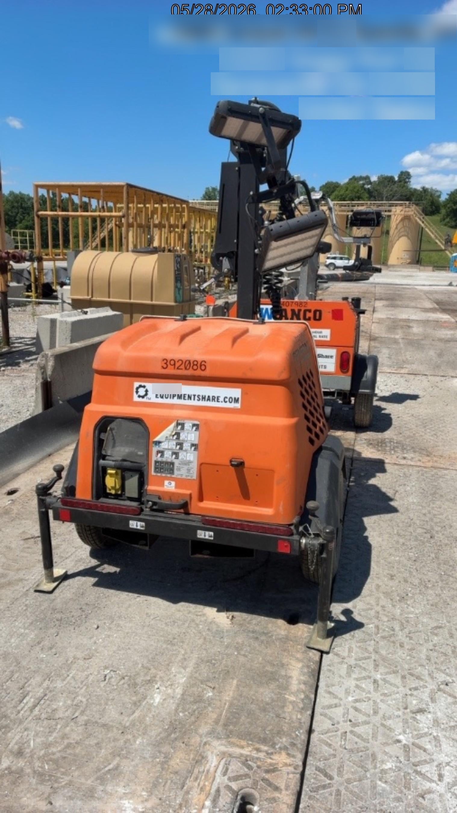 2024 Generac MLT2 Diesel, Flex Switch 120V Input, Powerzone Controller, 
(4) 320W LED Lights, 4kW Generator, 39.9 Gal Fuel Tank, 2" Ball, T3