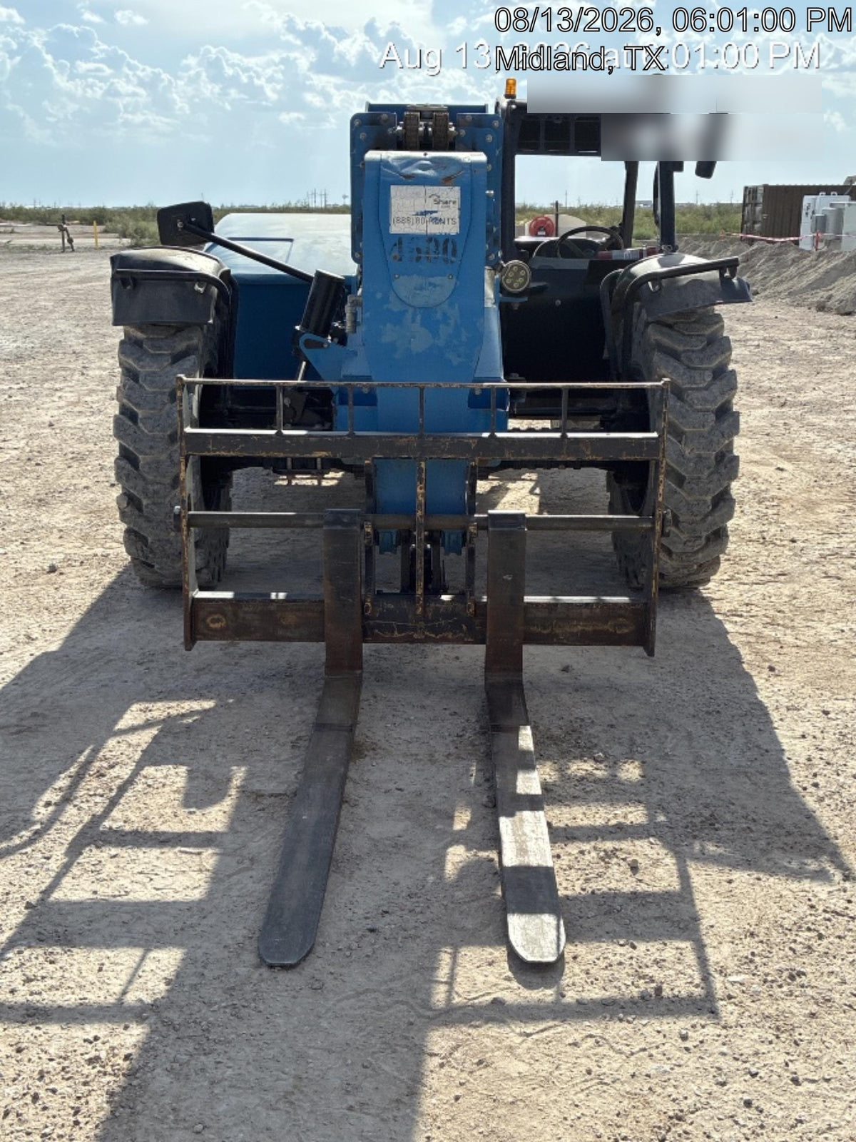 2017 Genie GTH-844 Genie GTH 844, Solid Tires, 60" carriage, Open ROPS