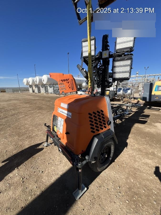 2023 Generac MLT2 Diesel, Flex Switch 120V Input, Powerzone Controller, (4) 320W LED Lights, 4kW Generator, 39.9 Gal Fuel Tank, 2" Ball, T3