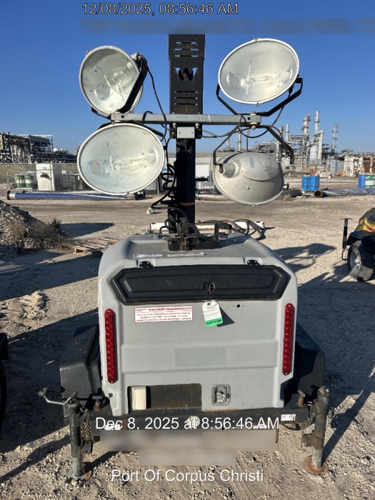 2018 Wacker Neuson LTV6L-MH Wacker Neuson LTV6L Mobile Light Tower w/Fuel Level Sensor Installed