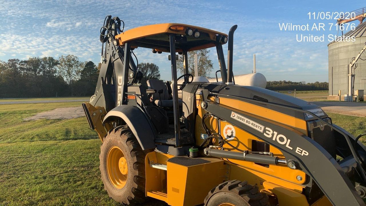 2020 John Deere 310LEP - Extendable Stick Canopy, 4WD, Extendable Stick, Pilot Controls, 2 Way Hydraulics, TAG Manual QC