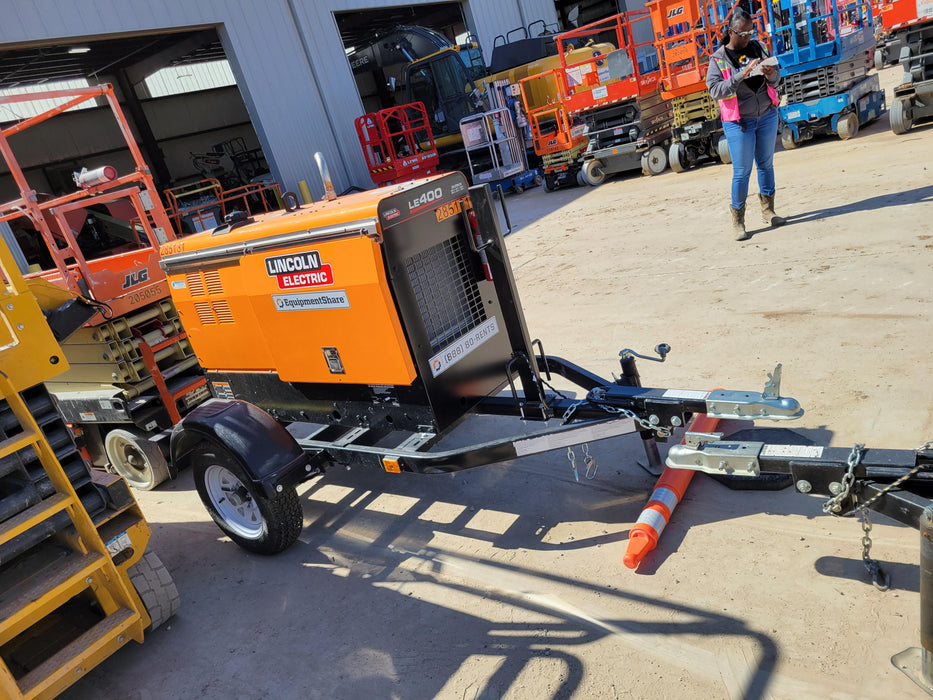 2022 Lincoln Electric LE400 Kubota V1505, Trlr, Cable Rack, Light Kit, ES Decals, T3