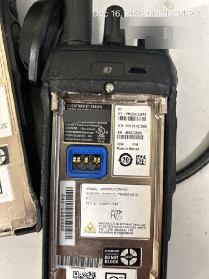 2023 MOTOROLA R7 NON-DISPLAY