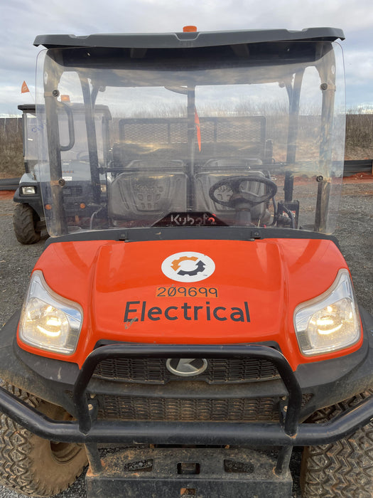 2022 Kubota RTV-X1140W-H Plastic Canopy, Windshield Acrylic Clear, LED Strobe Light, Wire Harness Kit, Back up Alarm