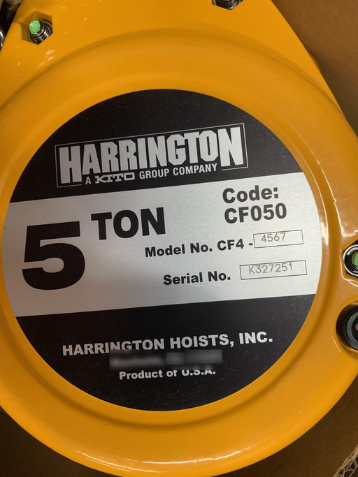 2021 HARRINGTON CF050-20