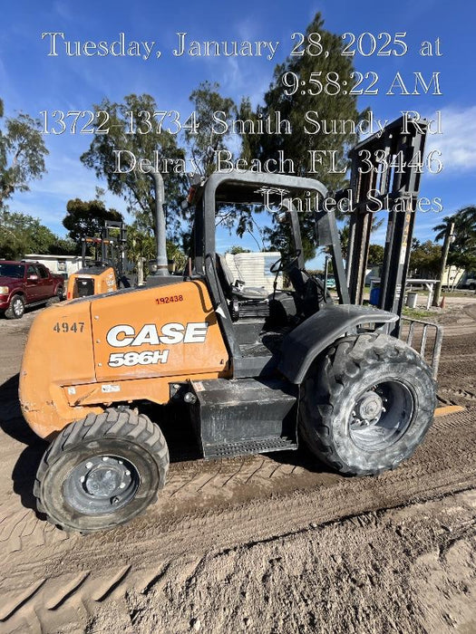 2018 CASE 586H