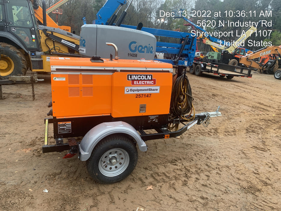 2022 Lincoln Electric LE400 Kubota V1505, Trlr, Cable Rack, Light Kit, ES Decals, T3