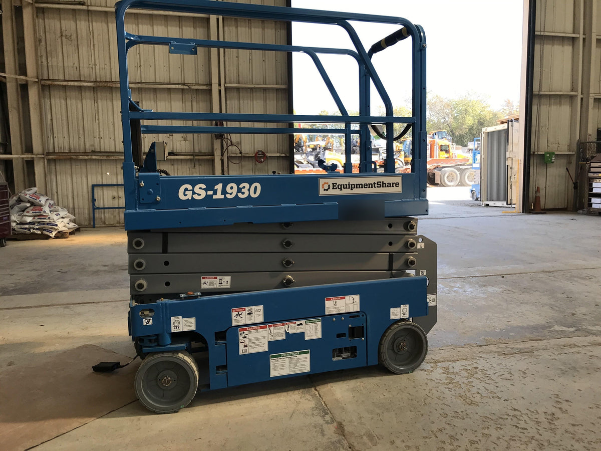 2019 Genie GS-1930 Fixed Rails with Chain Entry