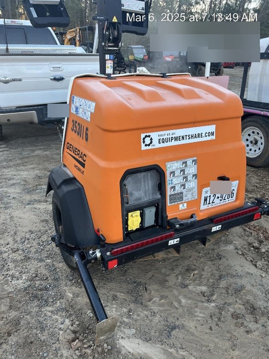 2023 Generac MLT2 Diesel, Flex Switch 120V Input, Powerzone Controller, (4) 320W LED Lights, 4kW Generator, 39.9 Gal Fuel Tank, 2" Ball, T3