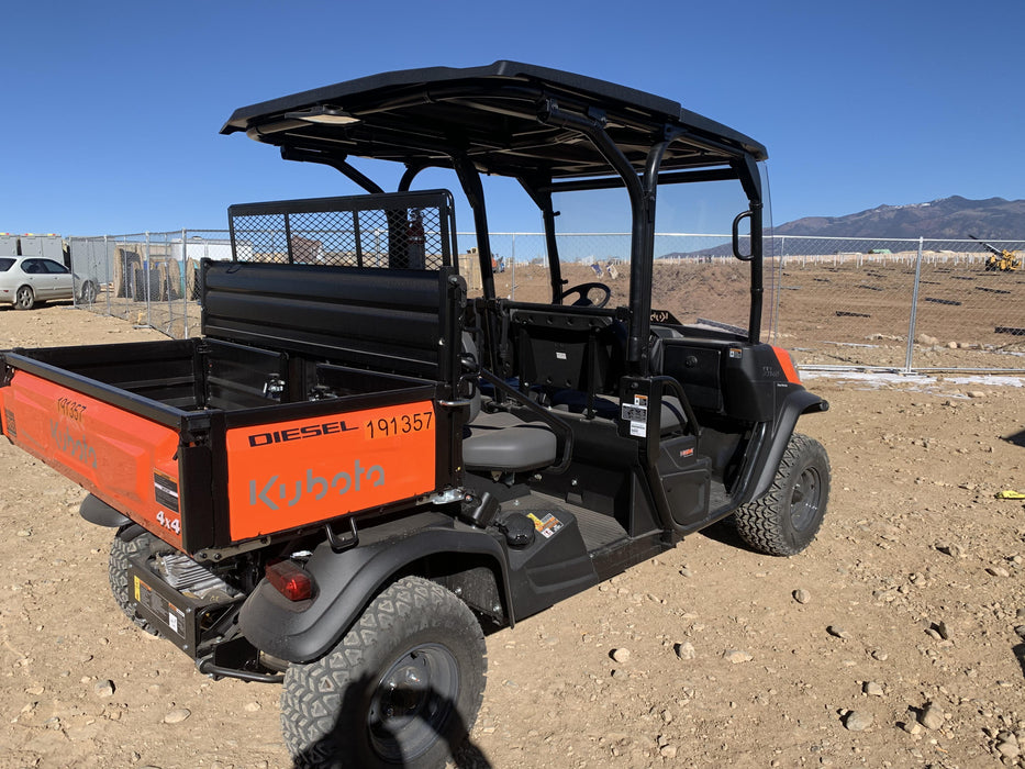 2021 Kubota RTV-X1140W-H Plastic Canopy, Windshield Acrylic Clear, LED Strobe Light, Wire Harness Kit, Back up Alarm