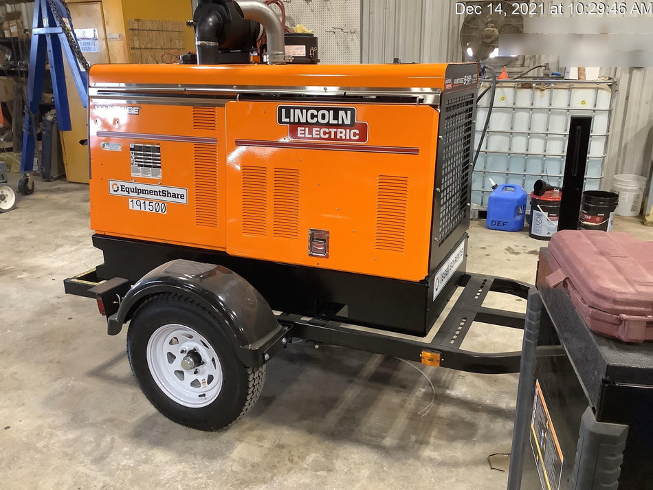 2021 Lincoln Electric Vantage 549X Ready Pak 3, ORANGE (includes trailer, cable rack, fender light kit)