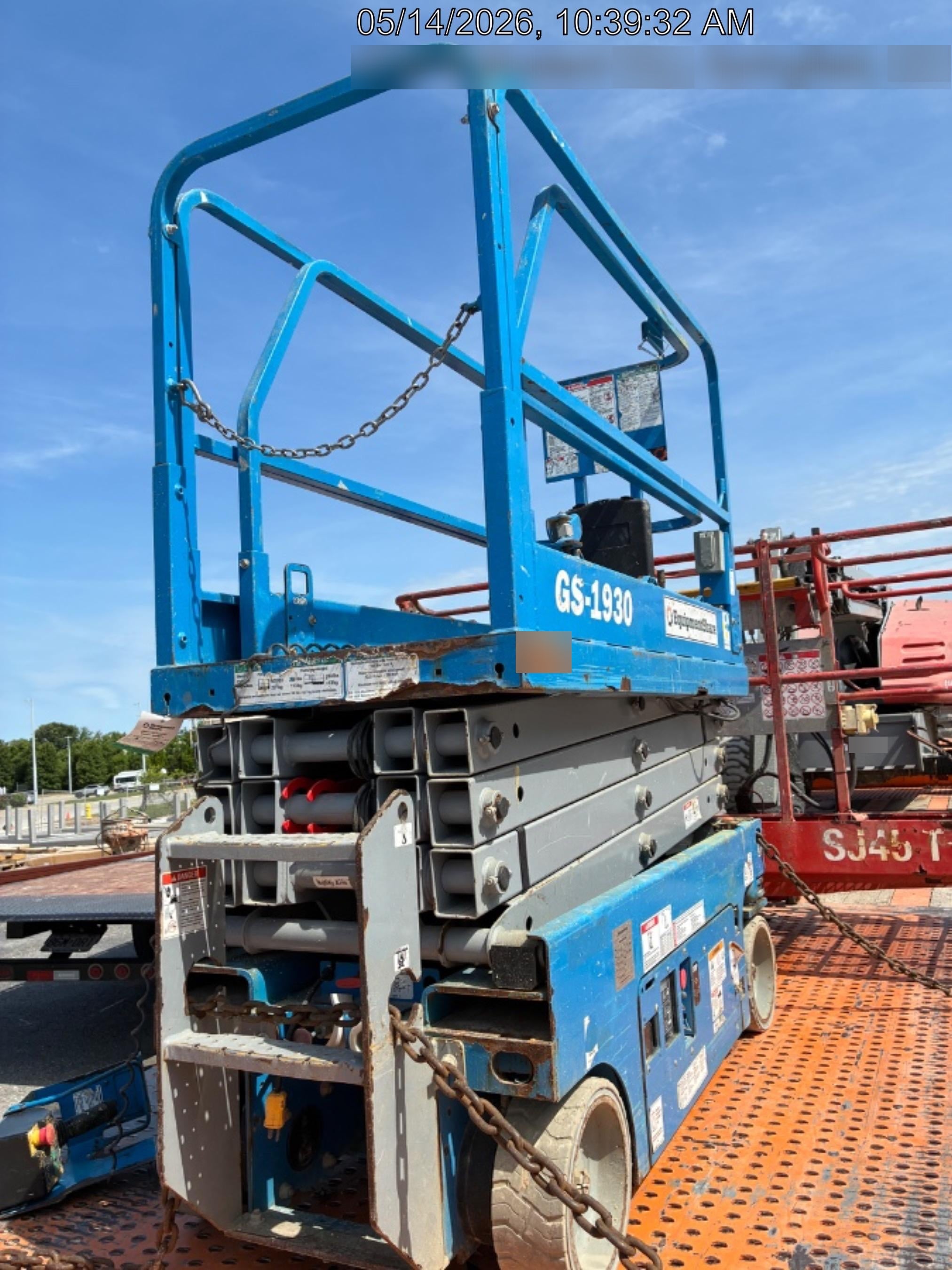2019 Genie GS-1930 Fixed Rails with Chain Entry