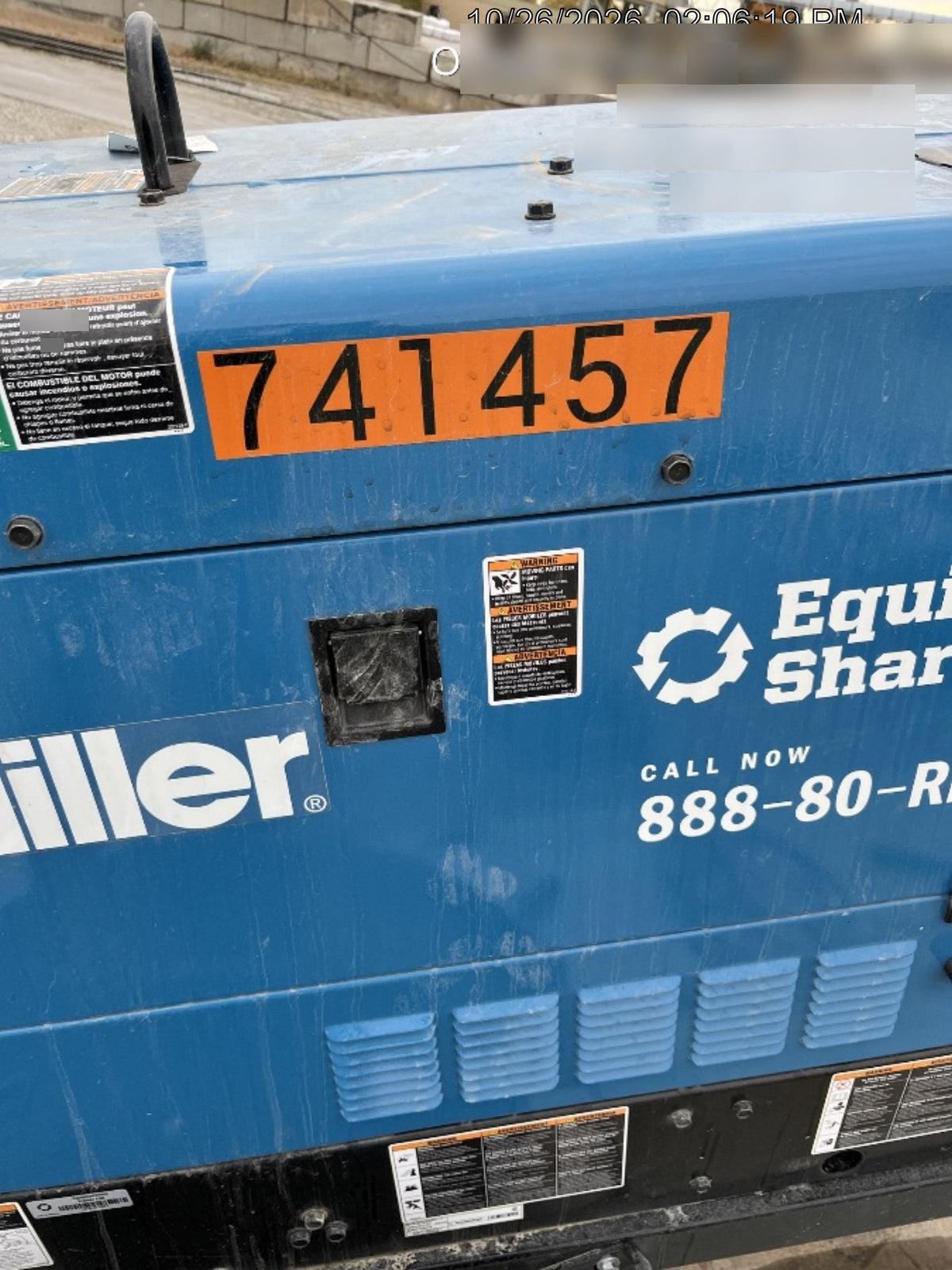 2026 MILLER ELECTRIC BIG BLUE 400