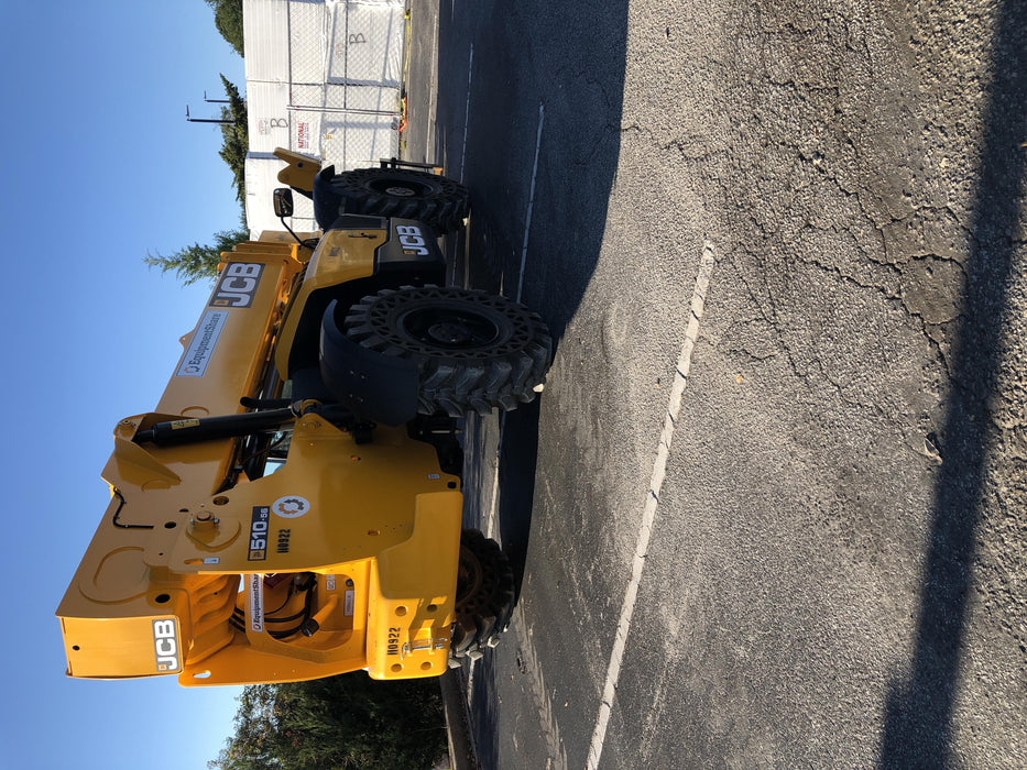 2020 JCB 510-56 Canopy, Solid Tires, Work Lights, Beacon, Aux Hydraulics, Back up Alarm, Lifting Eye, ES Decals