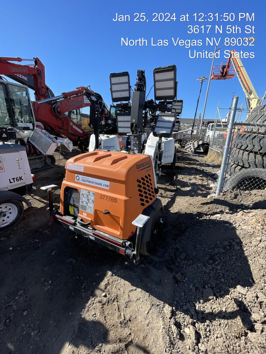 2023 Generac MLT2 Diesel, Flex Switch 120V Input, Powerzone Controller, 
(4) 320W LED Lights, 4kW Generator, 39.9 Gal Fuel Tank, 2" Ball, T3