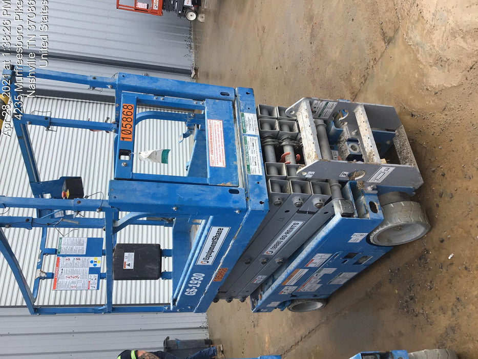 2020 Genie GS-1930 Solid Non Marking Tires, Beacon, Folding rails with half height swing gate