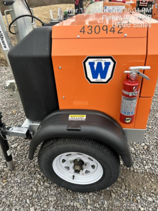 2024 Wanco WLTT-4MM4K Diesel, Deep Sea Controller, Shore Power Plug, Auto Start, (4) 350W LED Floodlights, 4kW Generator, 60 Gal Fuel Tank, 2" Ball, T3