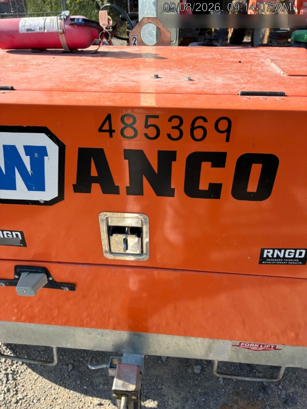 2025 Wanco WLTT-4MM4K Diesel, Mitsubishi L2E, 9.0HP @1800 rpm, Deep Sea Controller, Shore Power Plug, Auto Start, (4) 350W LED Floodlights, 4kW Generator, 60 Gal Fuel Tank, 2" Ball, T3