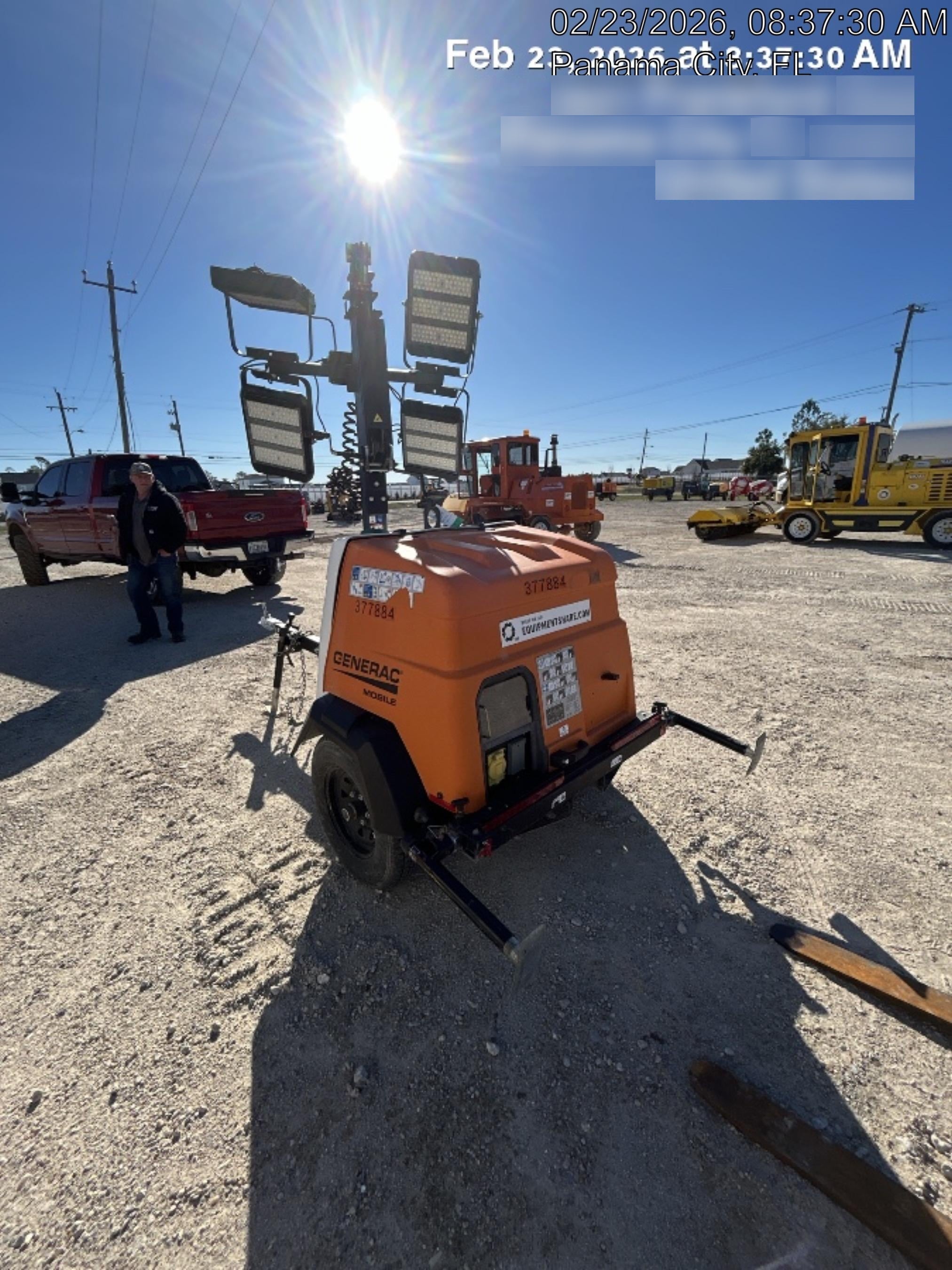 2023 Generac MLT2 Diesel, Flex Switch 120V Input, Powerzone Controller, 
(4) 320W LED Lights, 4kW Generator, 39.9 Gal Fuel Tank, 2" Ball, T3
