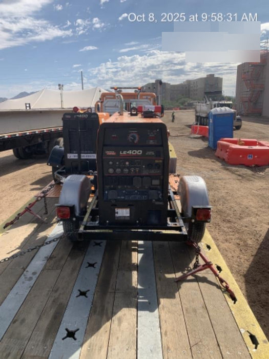 2022 Lincoln Electric LE400 Kubota V1505, Trlr, Cable Rack, Light Kit, ES Decals, T3