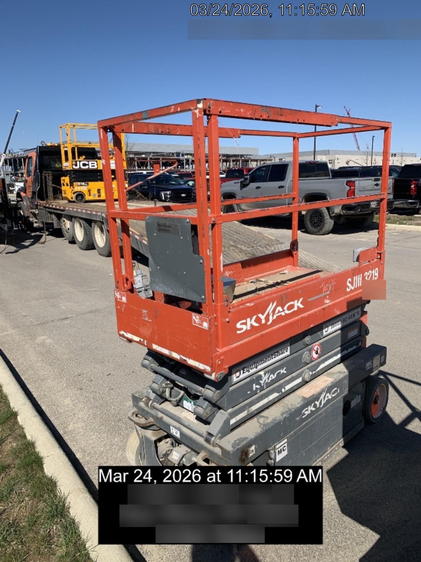 2018 Skyjack SJIII-3219 Standard Rental Specs
