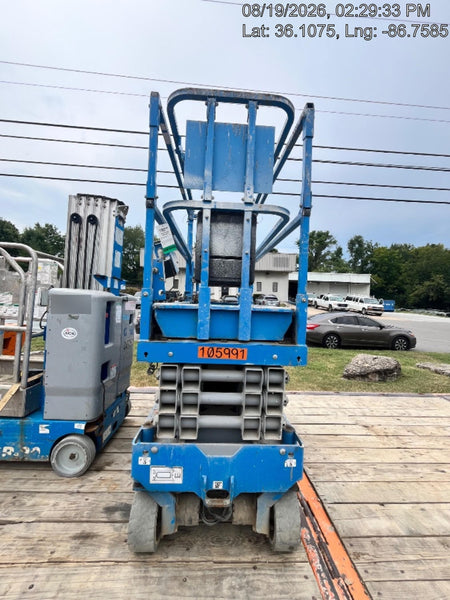 2020 Genie GS-1930 Solid Non Marking Tires, Beacon, Folding rails with half height swing gate
