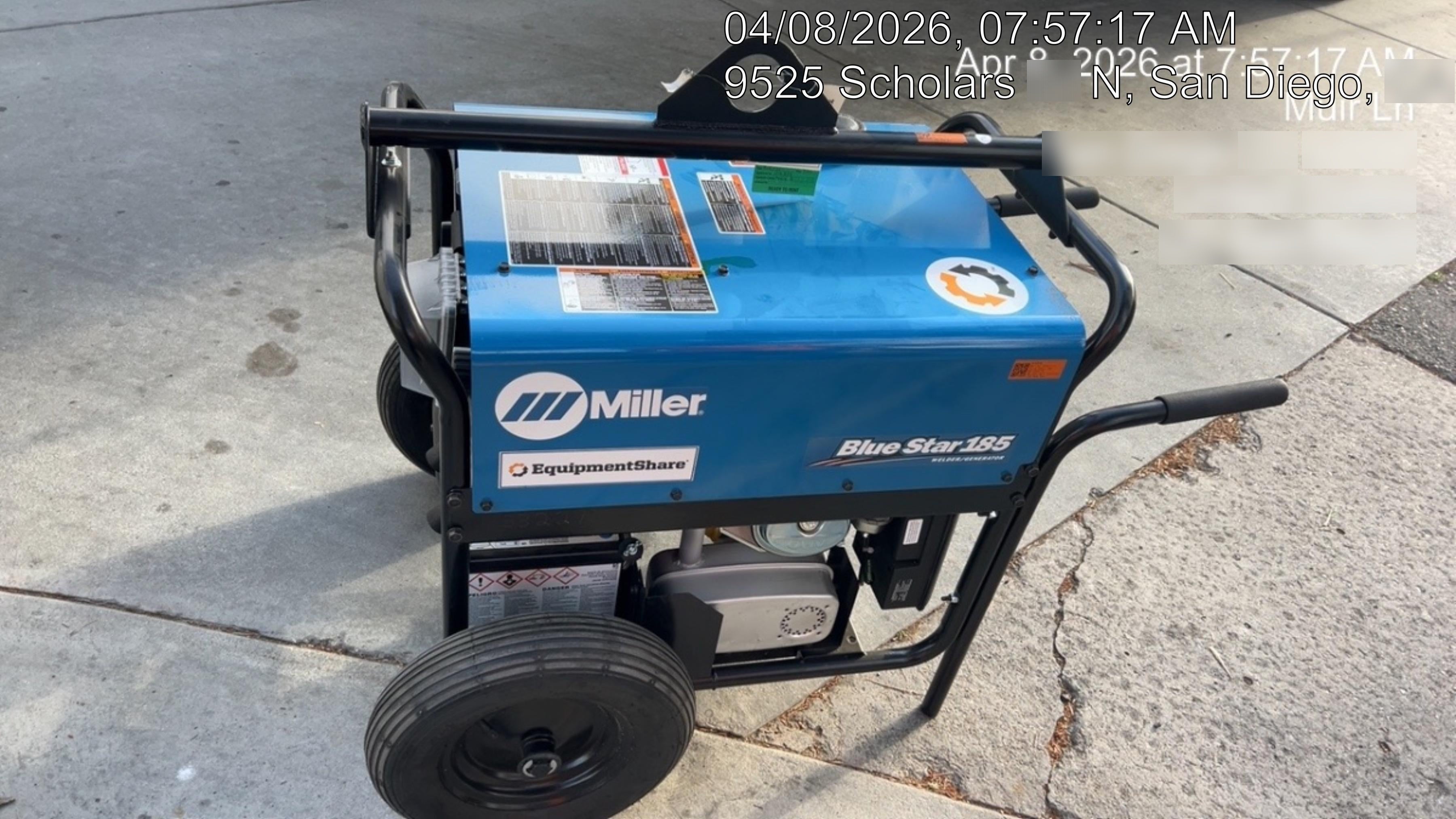 2025 MILLER ELECTRIC Blue Star 185