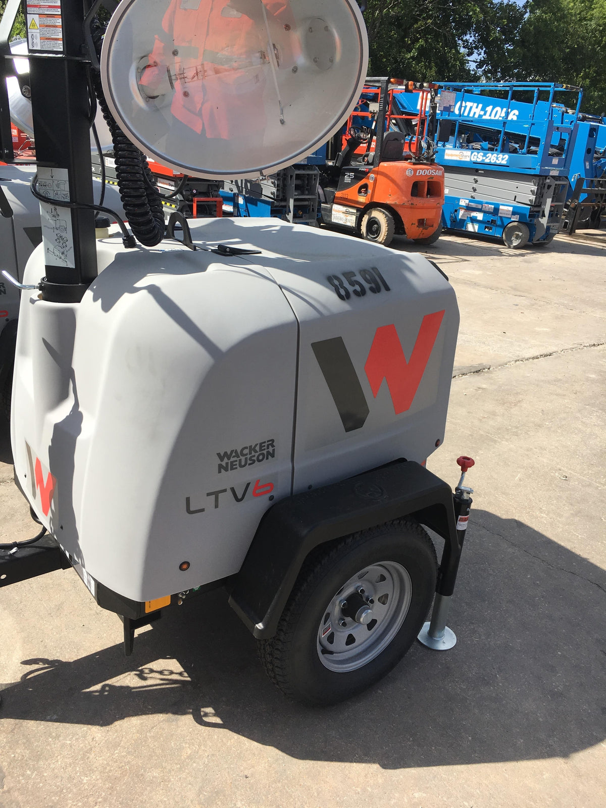 2018 Wacker Neuson LTV6L-MH Wacker Neuson LTV6L Towable Light Tower