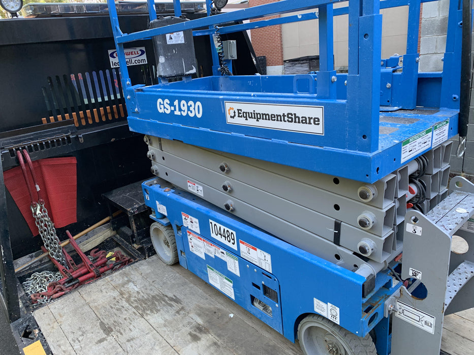 2020 Genie GS-1930 Fixed rails with chain entry gate - Pre A92.20