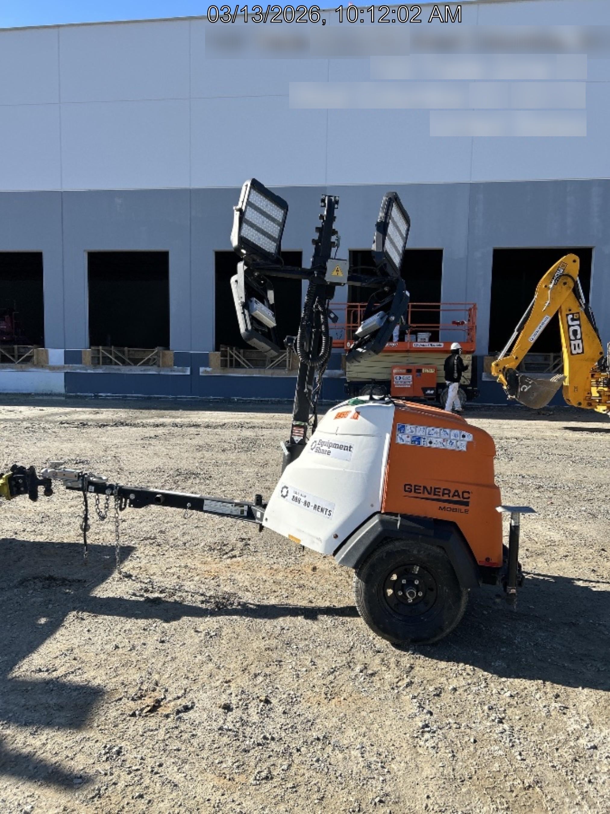 2024 Generac MLT6SKDS-STD4 ELEC WINCH Diesel, Electric Winch Mast, Powerzone Controller, (4) 320W LED Lights, 4kW Generator, 39.9 Gal Fuel Tank, 2" pintle, T3