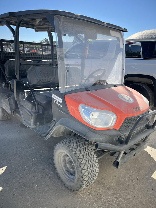 2022 Kubota RTV-X1140W-H Plastic Canopy, Windshield Acrylic Clear, LED Strobe Light, Wire Harness Kit, Back up Alarm