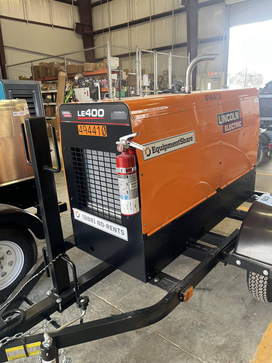 2025 Lincoln Electric LE400 Diesel, Kubota V1505, 22 HP, Trlr, Cable Rack, Light Kit, ES Decals, T3