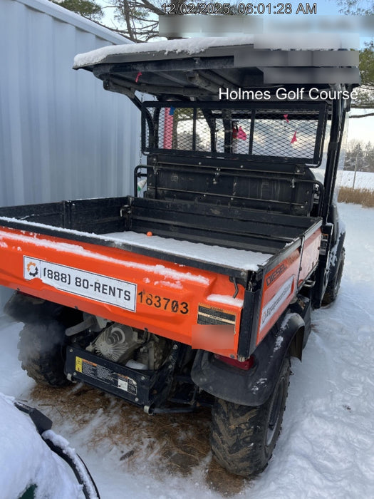 2021 Kubota RTV-X1140W-H Plastic Canopy, Windshield Acrylic Clear, LED Strobe Light, Wire Harness Kit, Back up Alarm