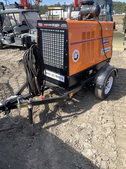 2021 Lincoln Electric Vantage 549X Ready Pak 3, ORANGE (includes trailer, cable rack, fender light kit)