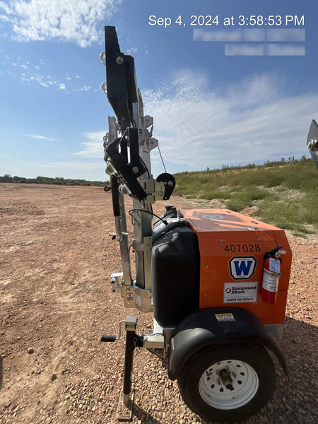 2024 Wanco WLTT-4MM4K Diesel, Deep Sea Controller, Shore Power Plug, Auto Start, (4) 350W LED Floodlights, 4kW Generator, 60 Gal Fuel Tank, 2" Ball, T3