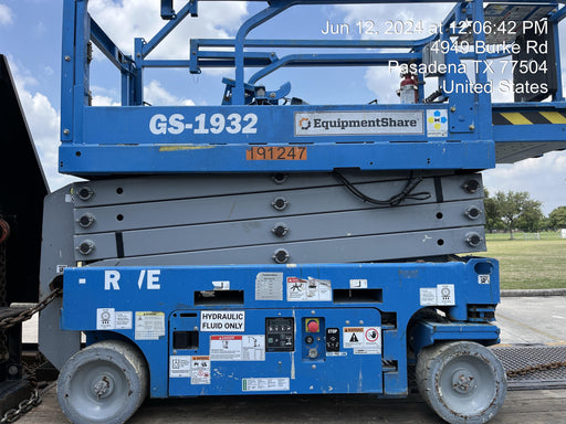 2021 Genie GS-1932 Electric Drive, Sld NM Tires, DBcns, RFRails, EST