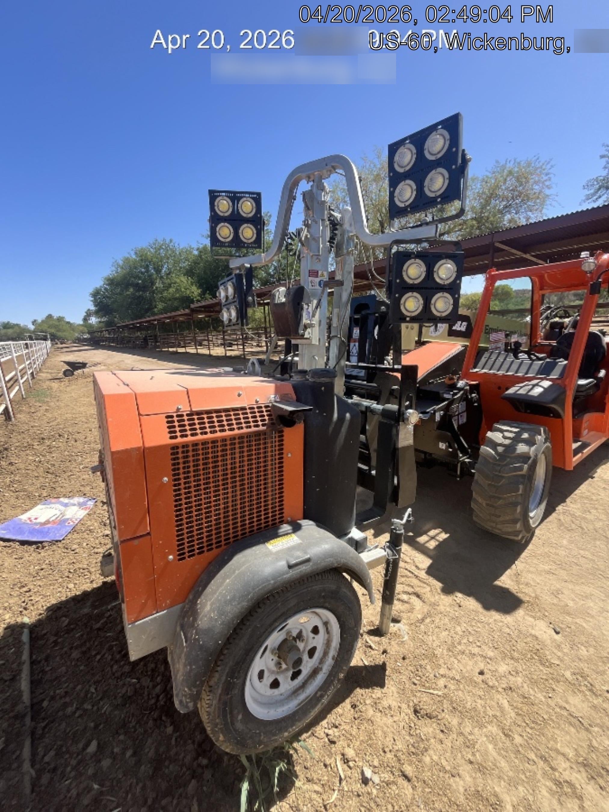2024 Wanco WLTT-4MM4K Diesel, Deep Sea Controller, Shore Power Plug, Auto Start, (4) 350W LED Floodlights, 4kW Generator, 60 Gal Fuel Tank, 2" Ball, T3