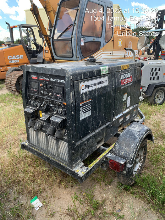 2021 Lincoln Electric Dual Maverick 200/200X Ready Pak 3, Includes Trailer, Cable Rack, Fender Light Kit