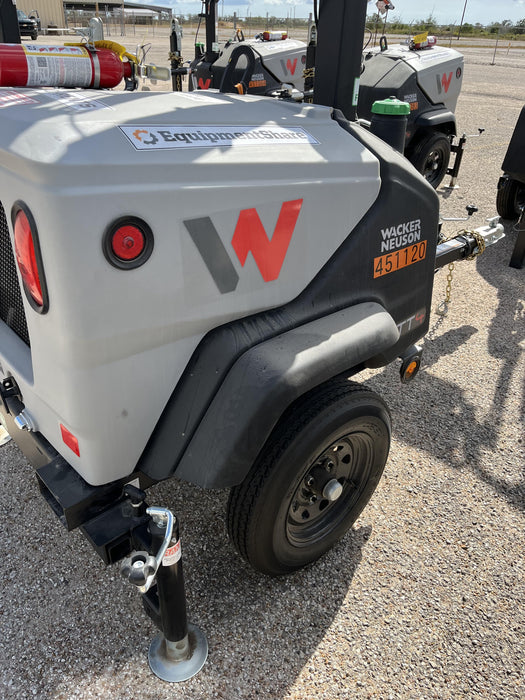 2024 Wacker Neuson LTT4 Diesel, Kohler KDW702, Deep Sea Controller, Auto Start, LED 320W, Bypass Outlet, T3