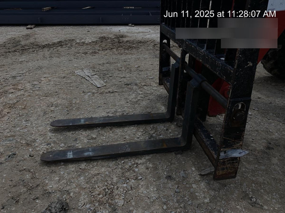 2019 Manitou MTA10055 Canopy, 120 HP, Solid Tires, Work Lights, Lift Hook, Auxiliary Hydraulics w/66" Carriage and 60" Forks