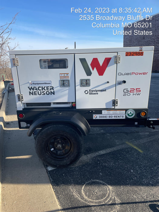2022 WACKER NEUSON G25