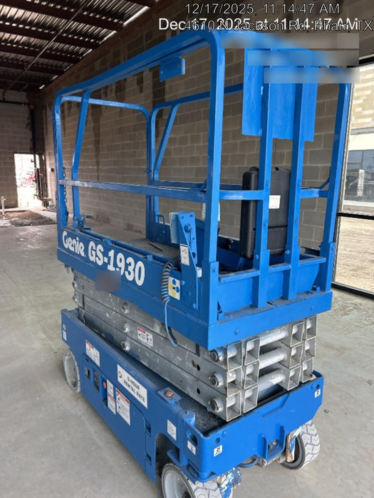2018 Genie GS-1930 Genie GS-1930 Scissor Lift w/Standard Options