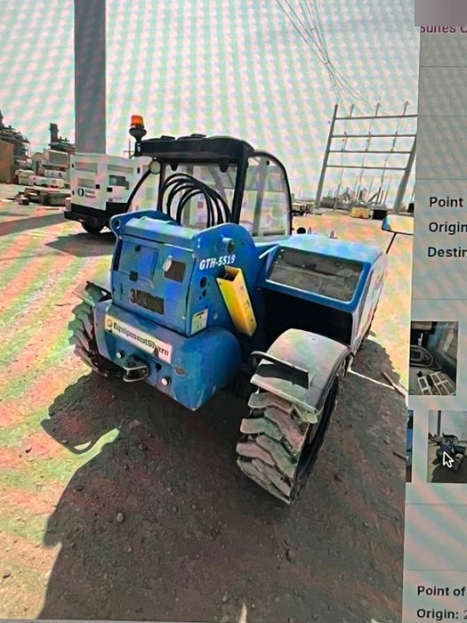 2019 Genie GTH-5519 Cab/Heat/AC, Solid RT Tires, LED Work Lights, Beacon